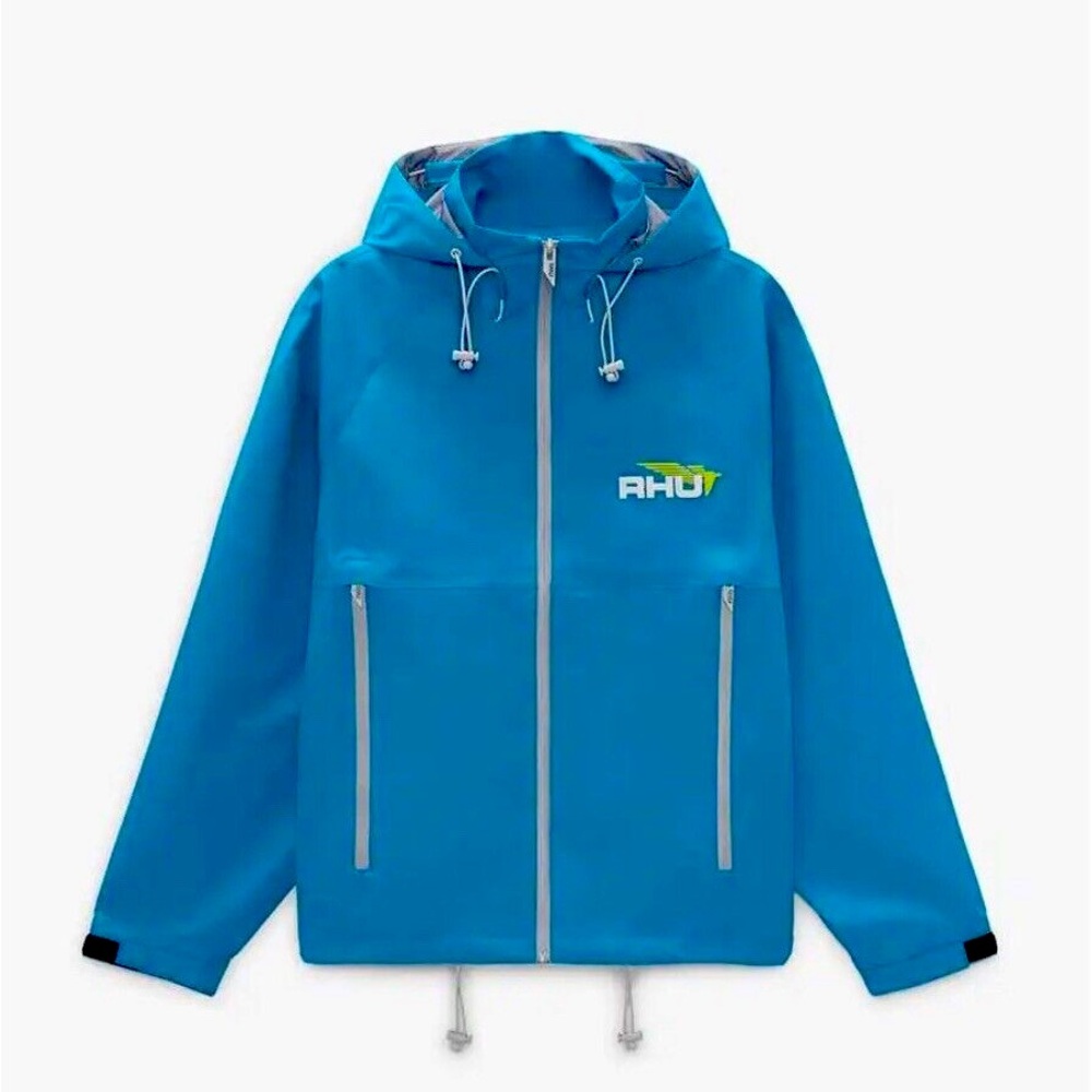 NEW RHUIGI X ZARA RHU Collection RHUDE Blue Windbreaker Jacket Unisex XL